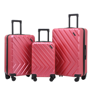 Horizon 2.0 luggage set in light pink