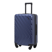Nomado Horizon 2.0 koffer in blauw van polycarbonaat met uitschuifbaar handvat en patroon