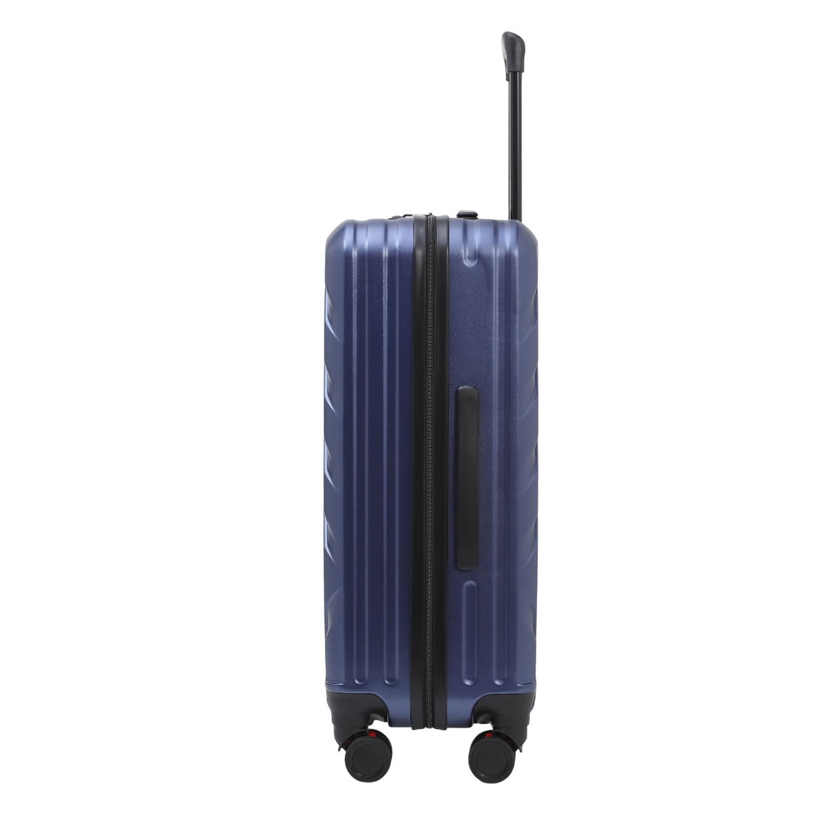 Nomado Horizon 2.0 koffer in blauw met uitschuifbaar handvat – vooraanzicht